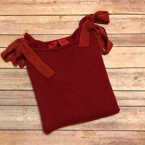 Red Ribbon Sweater